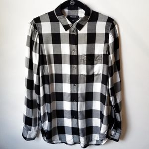 Madewell checkered button up